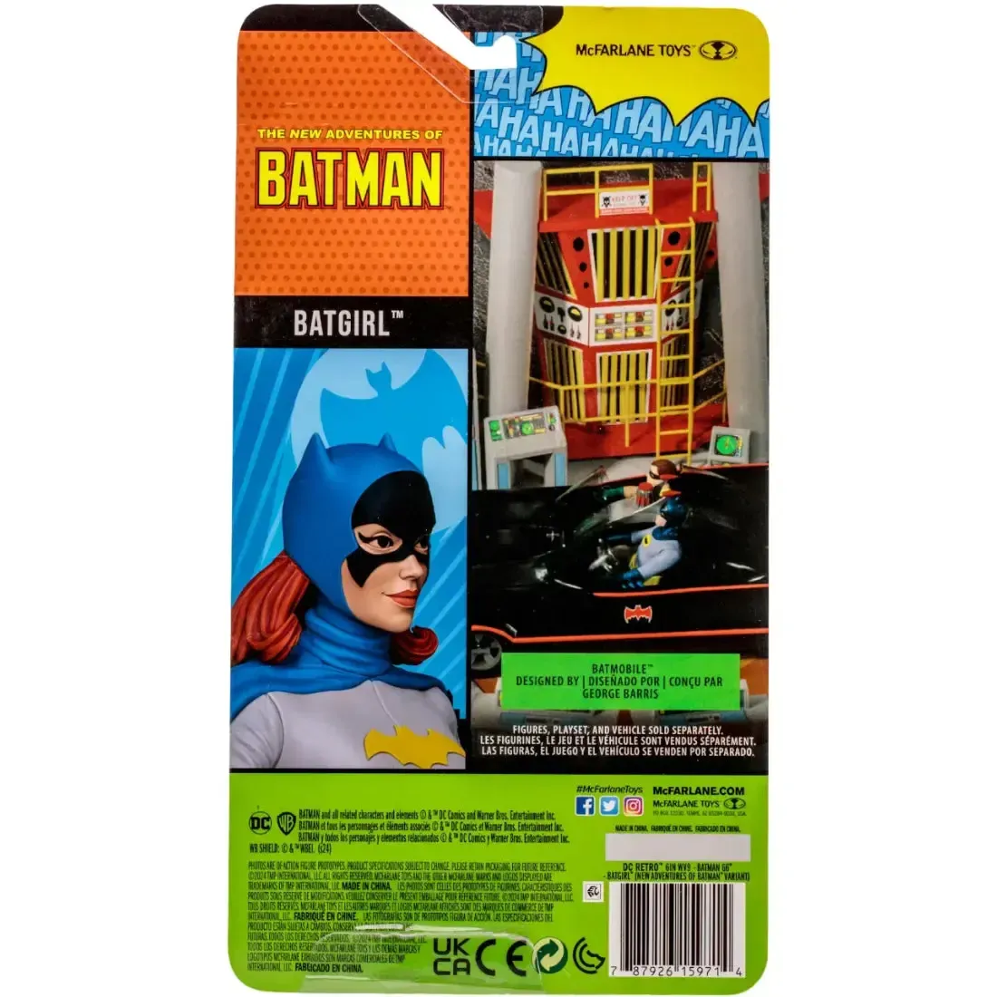 DC Comics [The New Adventures of Batman] - Retro Black Outfit Batgirl Action Figure (5.75") - McFarlane Toys - McFarlane Platinum Edition - Image 3