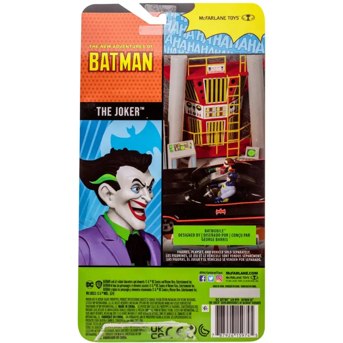DC Comics [The New Adventures of Batman] - Retro Joker Action Figure (6") - McFarlane Toys - Image 3