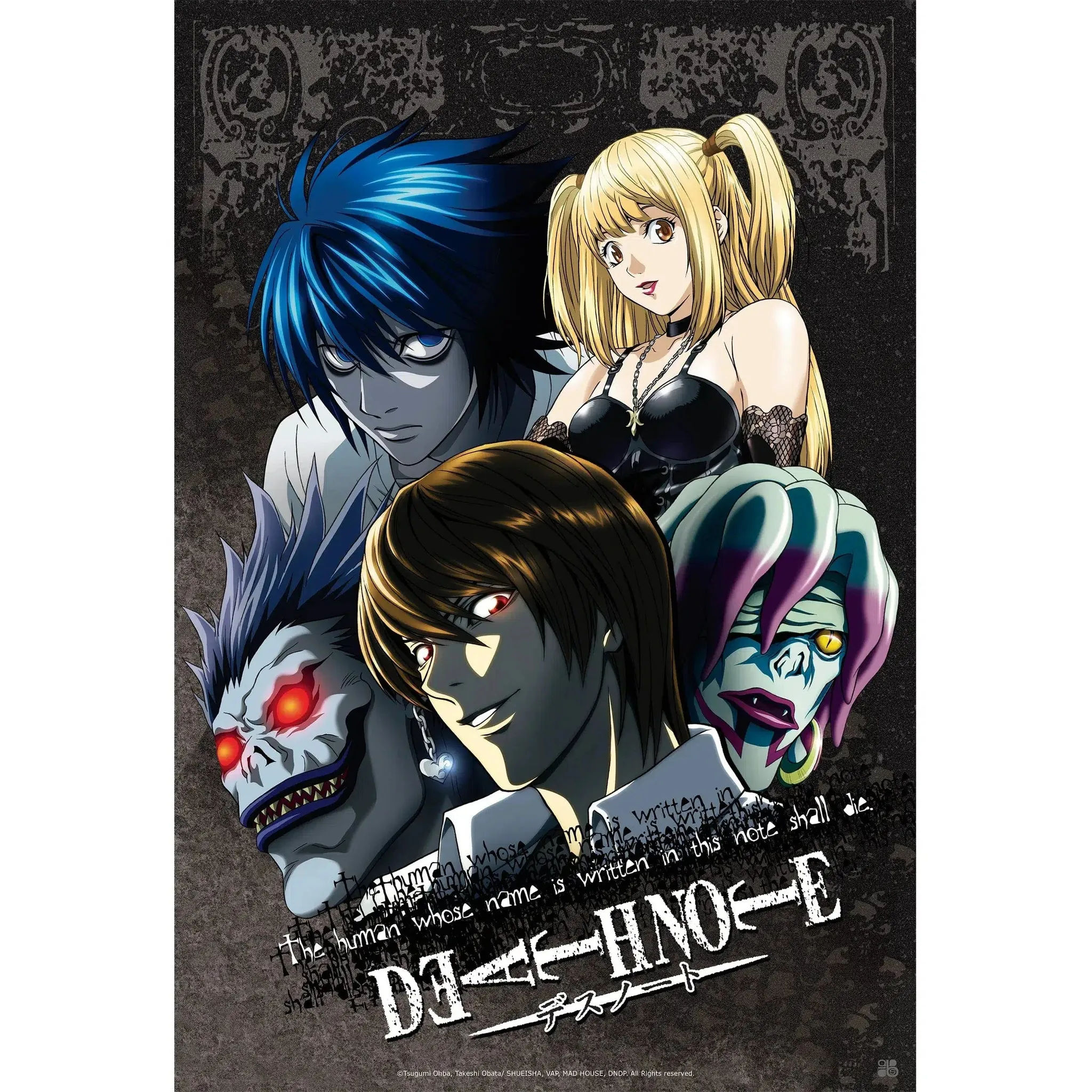 Death Note - L Symbol & Characters Boxed Poster Set (20.5"x15") - ABYstyle - Image 2