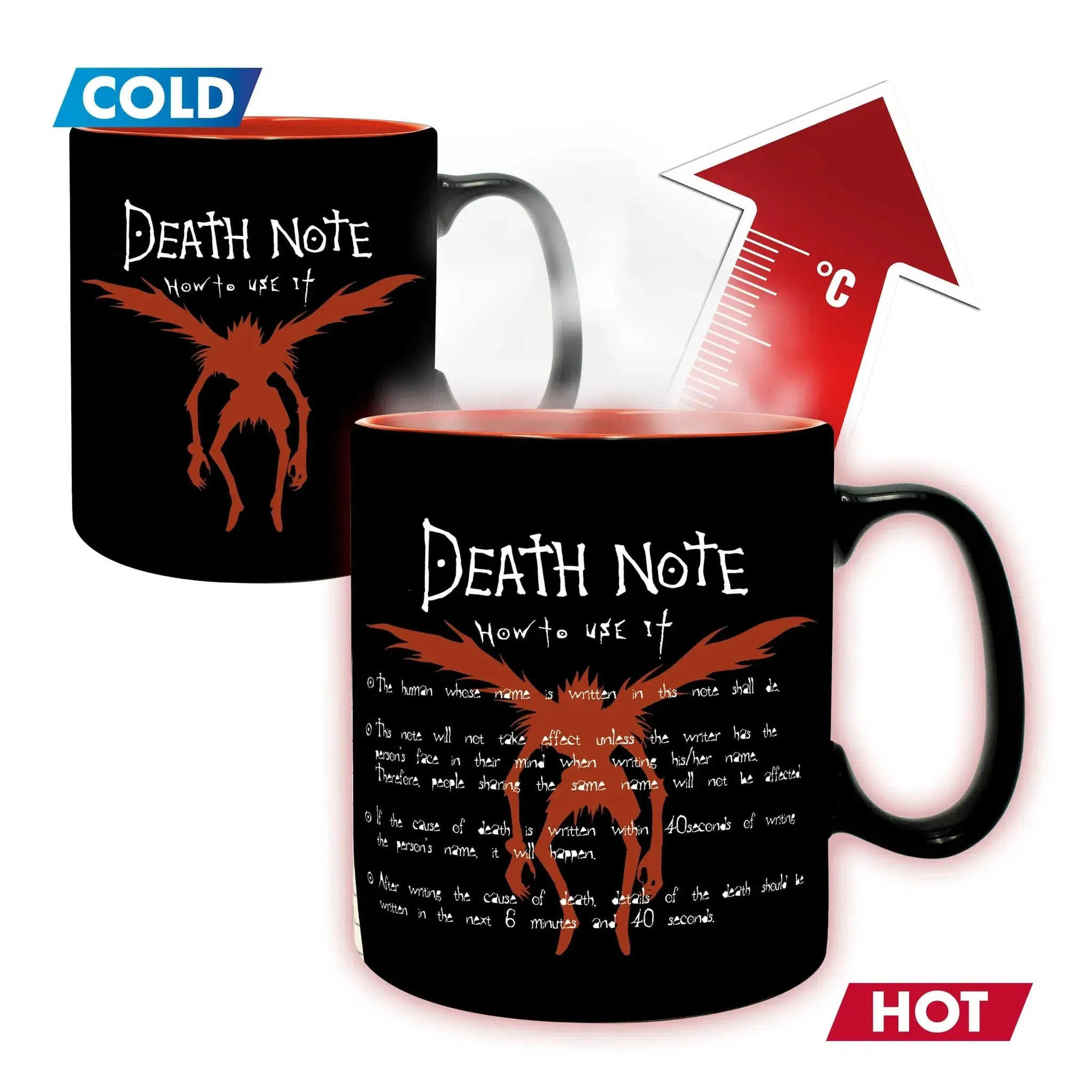 Death Note - Light and Ryuk Heat-Change Ceramic Mug (16 oz.) - ABYstyle - Image 3