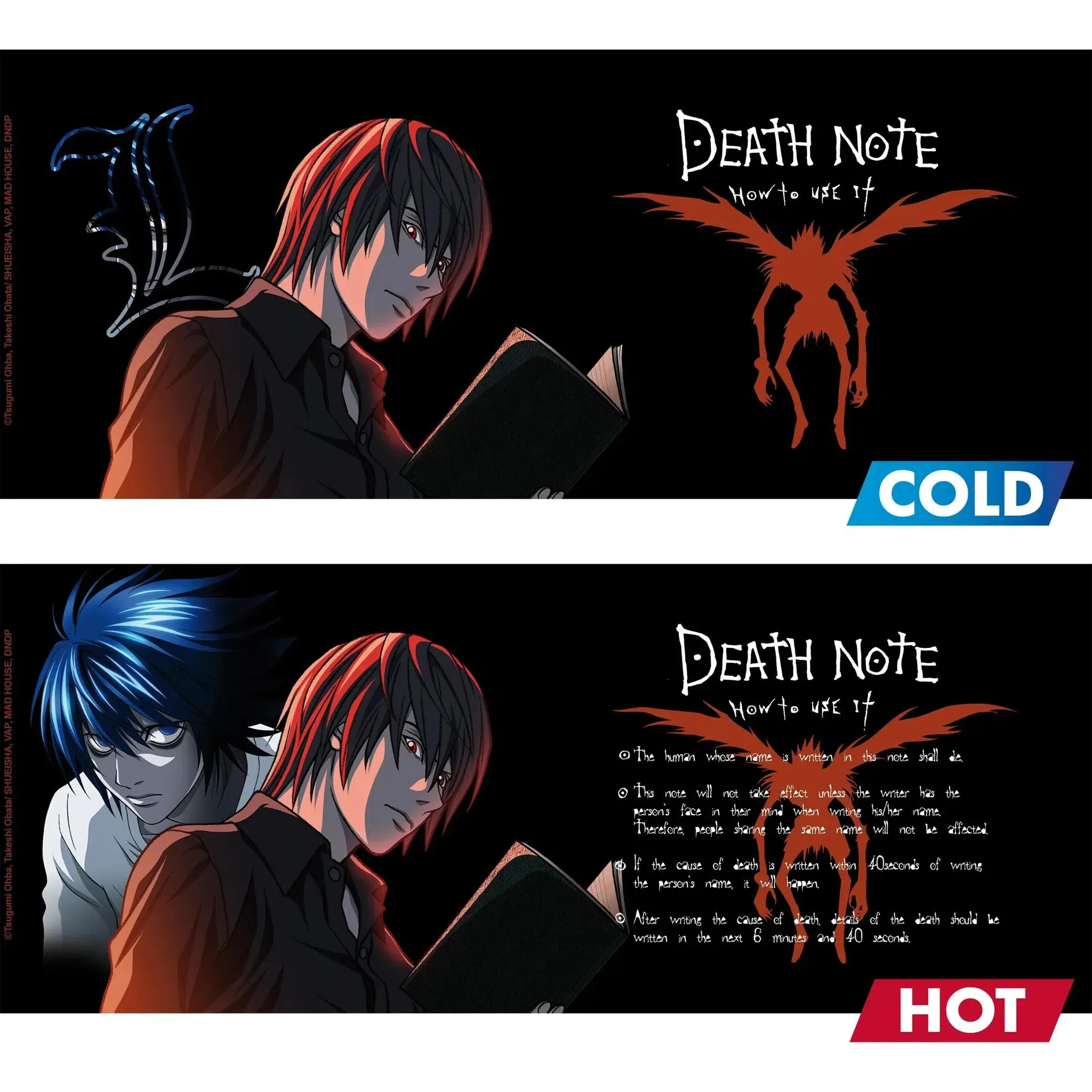 Death Note - Light and Ryuk Heat-Change Ceramic Mug (16 oz.) - ABYstyle - Image 4