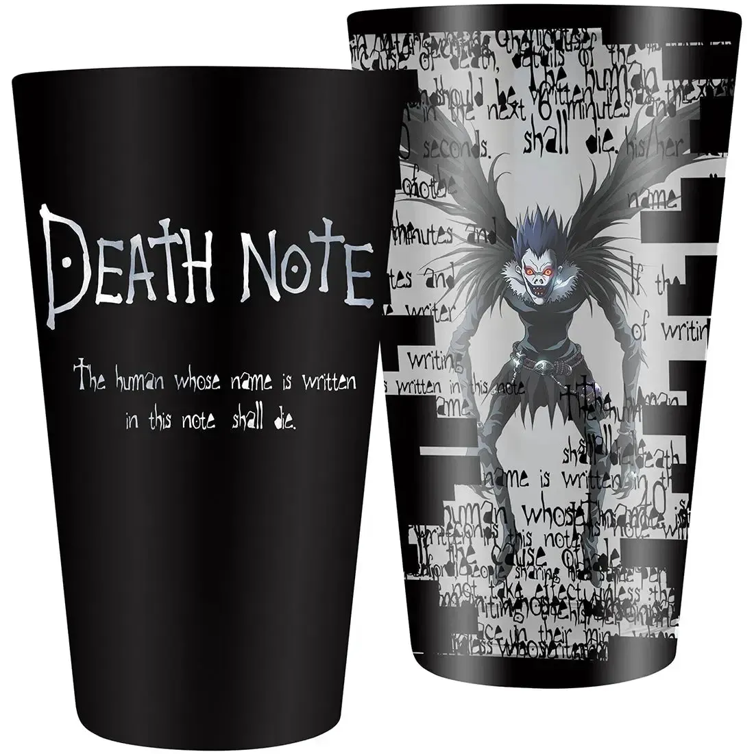 Death Note - Ryuk & Death Note Rules Drinking Glass (13.5 oz.) - ABYstyle - Image 2