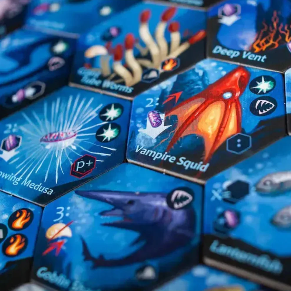 Deep Vents - Tile Placement Nature Board Game for Family and Adults (2-4 Players, Age 13+) - Red Raven Games - Image 9