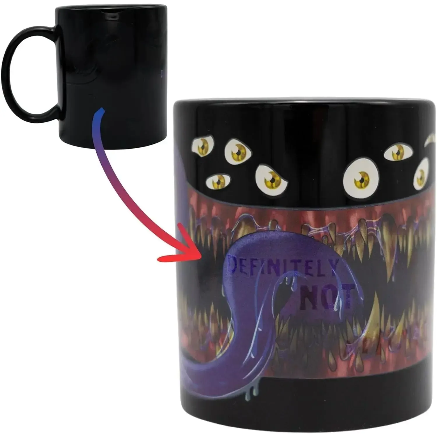 "Definetly Not A Mimic" Magic Heat-Change Mug for Tabletop Gamers, Dungeon Masters & Nerds (Ceramic, 11 oz.) - Adventurer's Forge - Image 11