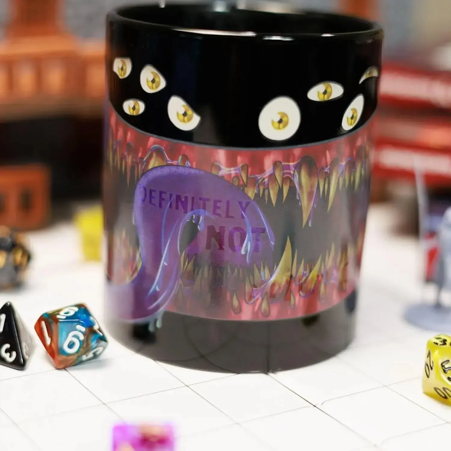 "Definetly Not A Mimic" Magic Heat-Change Mug for Tabletop Gamers, Dungeon Masters & Nerds (Ceramic, 11 oz.) - Adventurer's Forge - Image 20