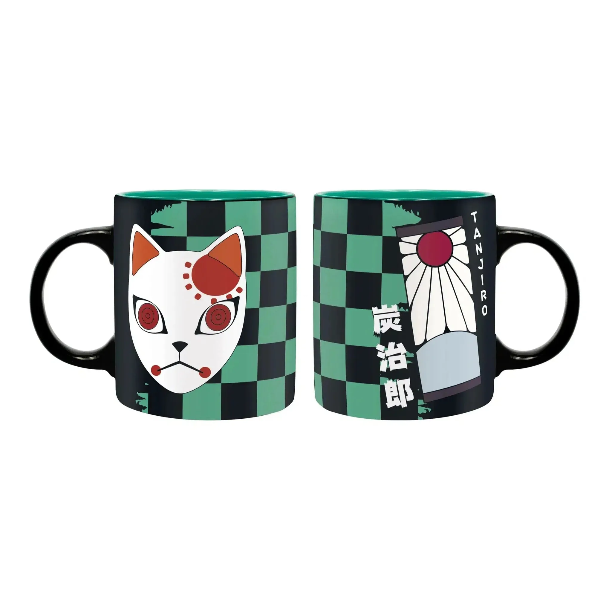 Demon Slayer - 3-Piece Gift Set - ABYstyle - 11 oz. Tanjiro Mug, Hanafuda Keychain, Notebook - Image 2