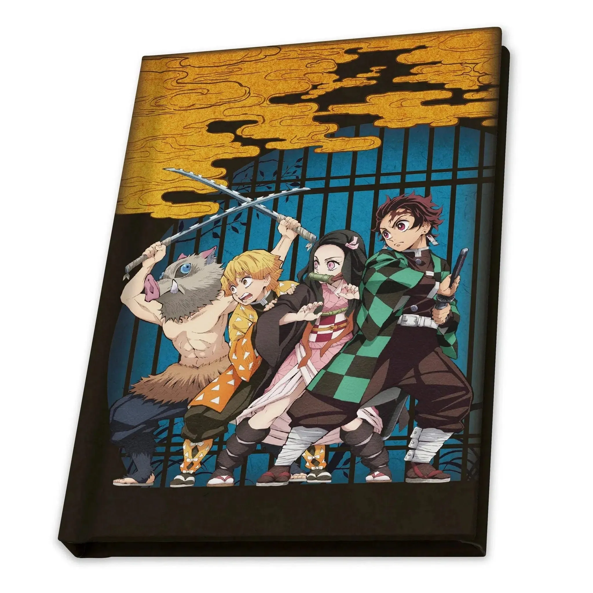 Demon Slayer - 3-Piece Gift Set - ABYstyle - 11 oz. Tanjiro Mug, Hanafuda Keychain, Notebook - Image 4