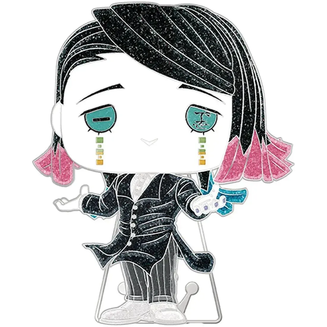 Demon Slayer - Enmu Pin Badge (Glows in the Dark, Enamel) - Funko - Pop! Anime Pin Series (61) - Image 2