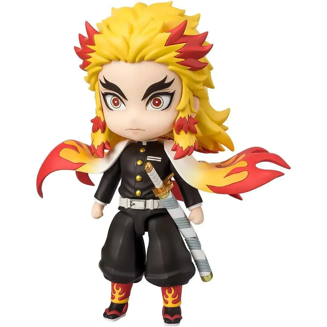 Demon Slayer - Flame Breathing Kyojuro Rengoku Figure (3.5") - Bandai Spirits [Tamashii Nations] - Figuarts mini Series (057) - Image 3