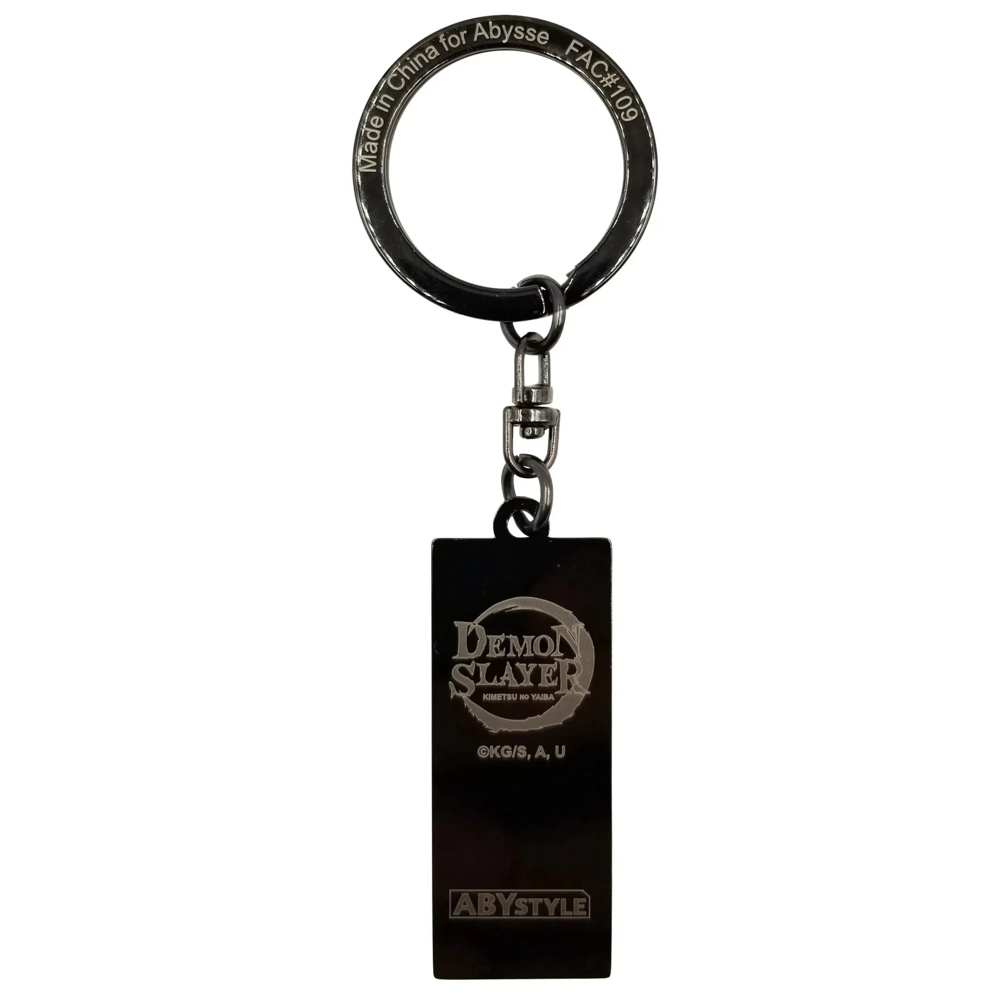 Demon Slayer - Hanafuda Earring Keychain (Metal) - ABYstyle - Image 3