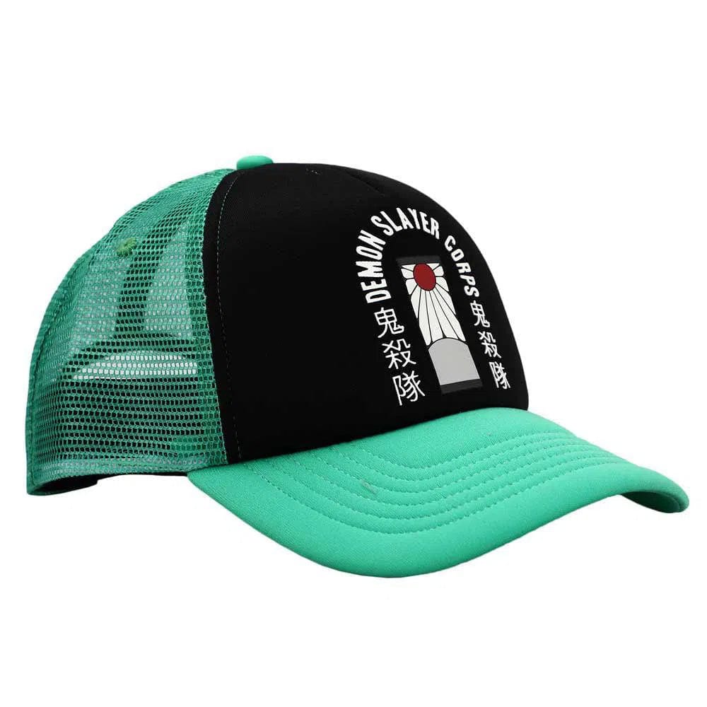 Demon Slayer - Hanafuda Earring Trucker Hat - Bioworld - Image 4