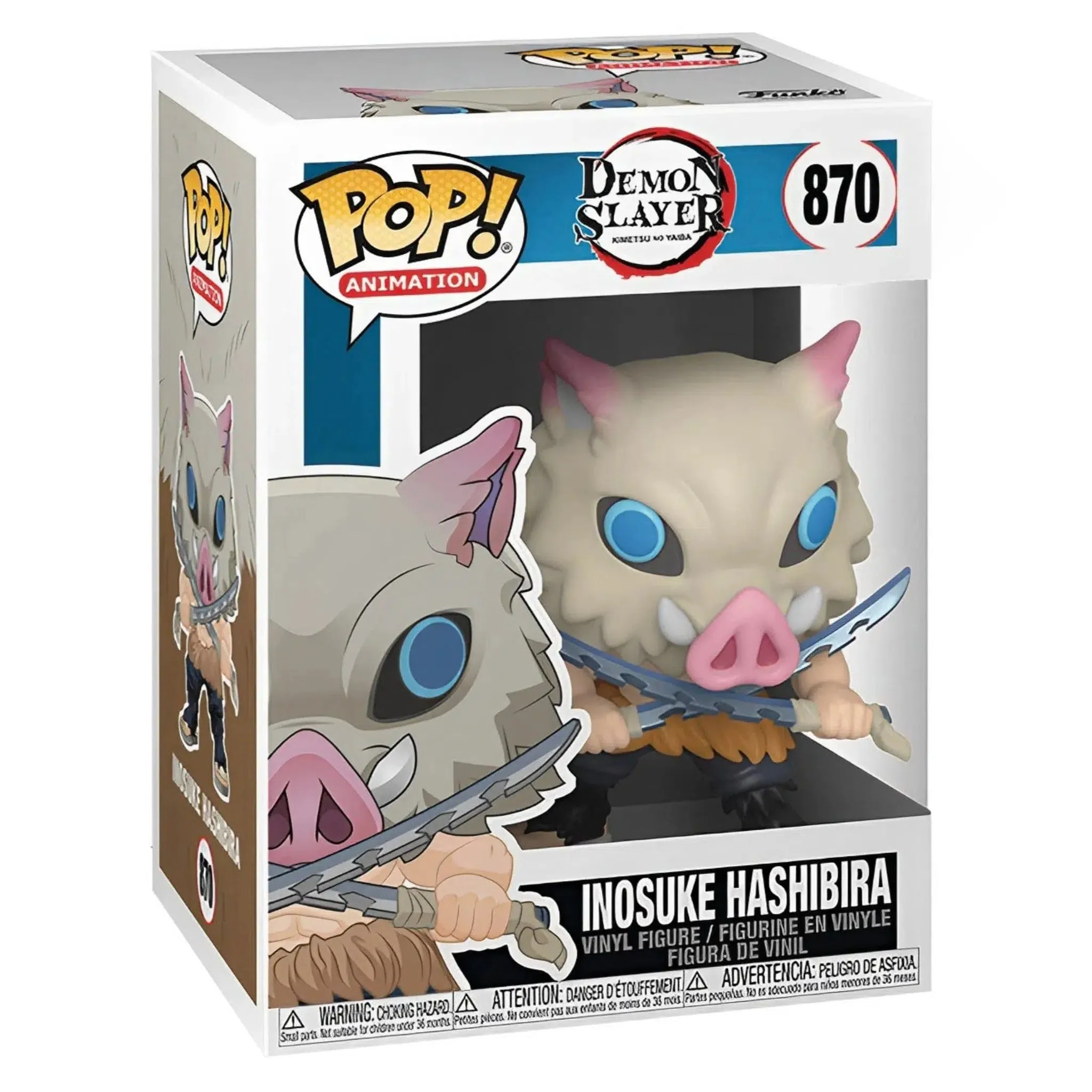 Demon Slayer - Inosuke Hashibira Figure (4") - Funko - POP! Animation Series (870)