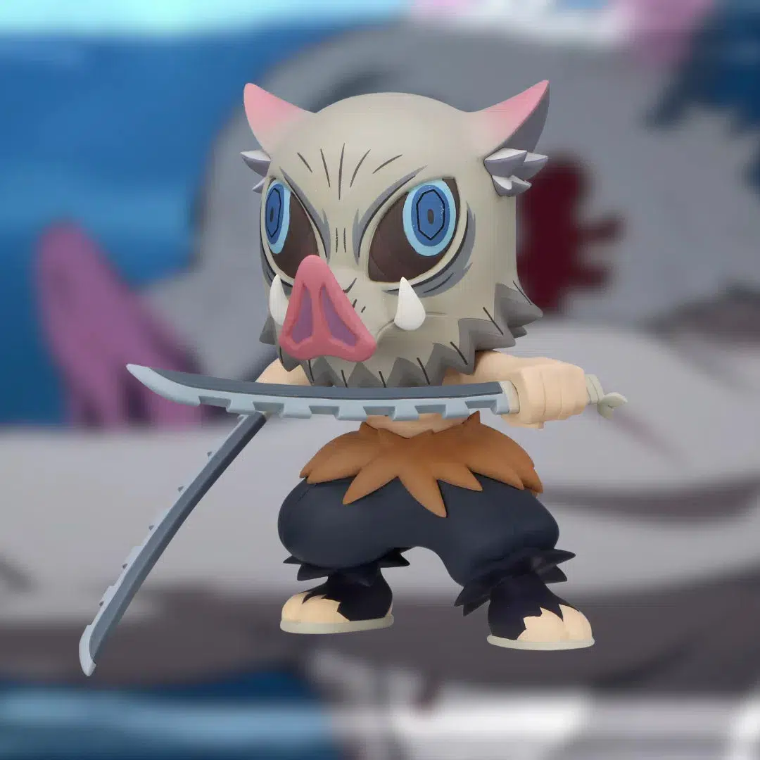 Demon Slayer - Inosuke Hashibira Figure (Normal Color Version) - FuRyu - Toonize Series - Image 7