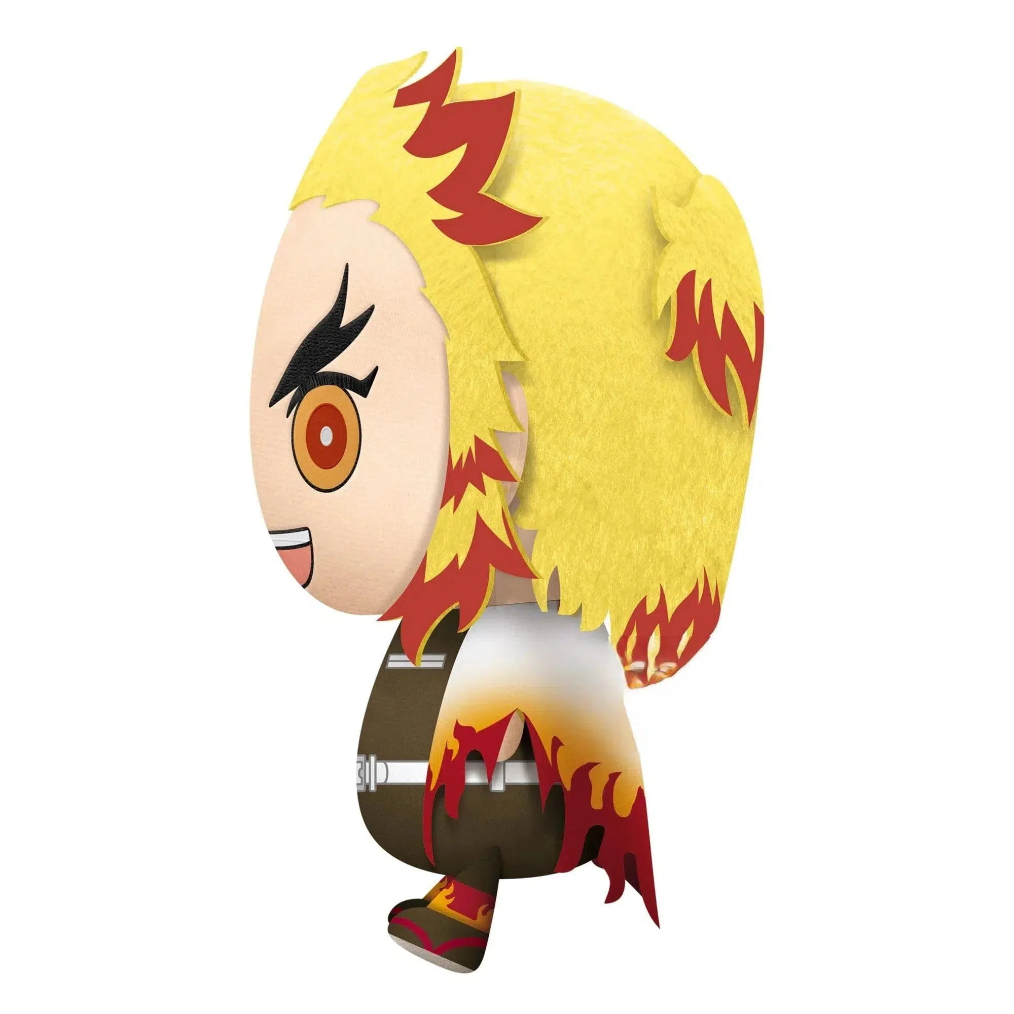 Demon Slayer: Kimetsu No Yaiba - Kyojuro Rengoku Super Big Plush (12") - Banpresto - Image 2