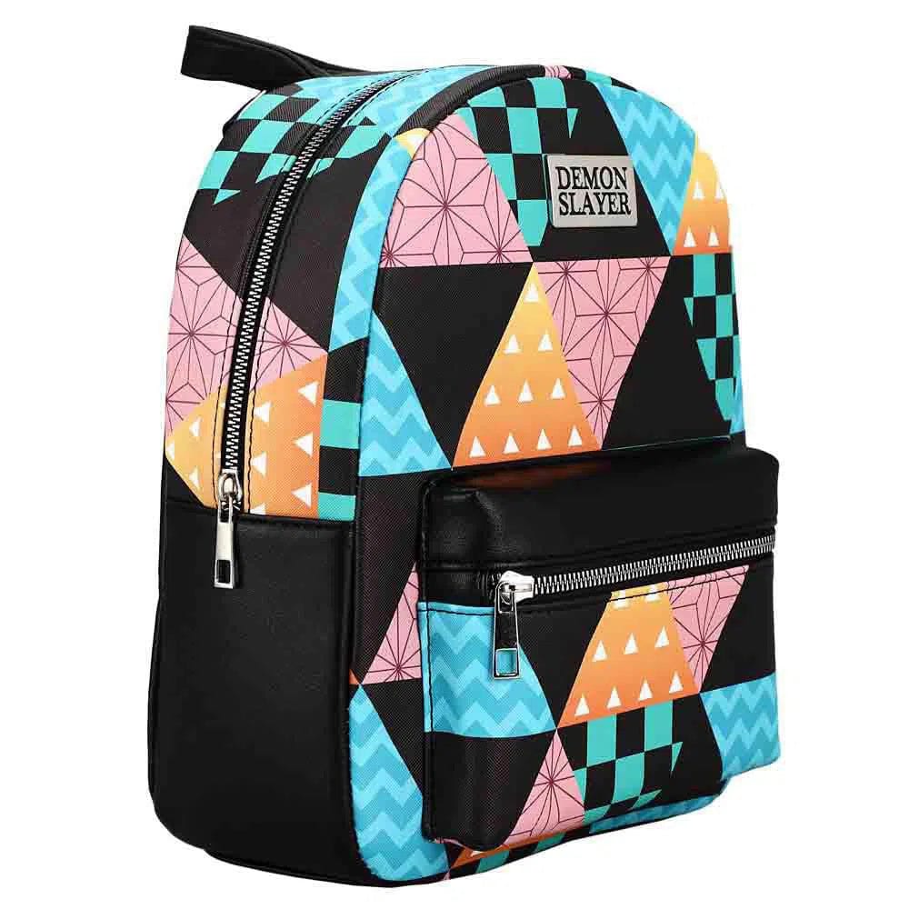 Demon Slayer - Kimono Patterns Mini Backpack - Bioworld - Image 3