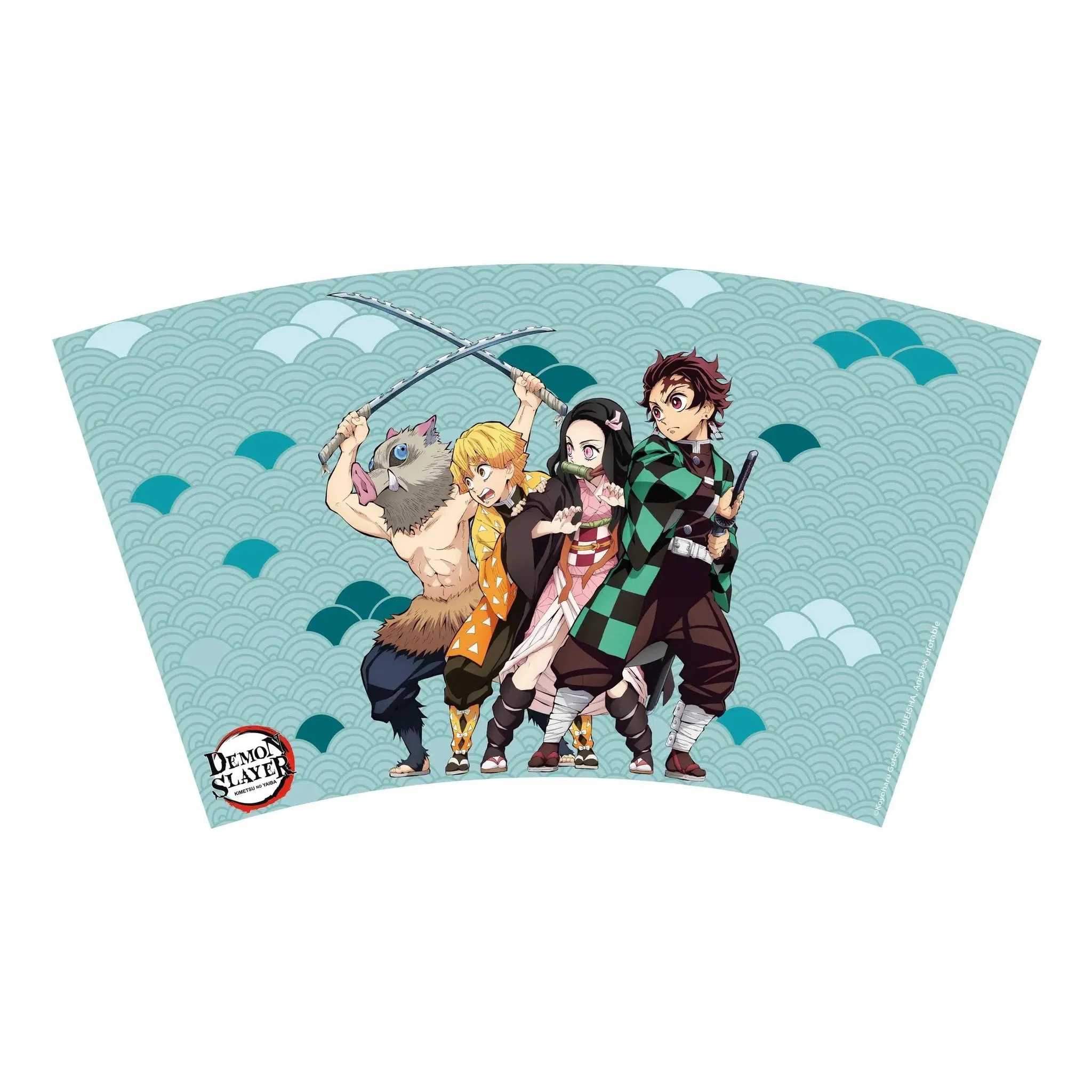 Demon Slayer - Main Character Group Tumbler with Straw (Plastic, 16 oz.) - ABYstyle - Image 2