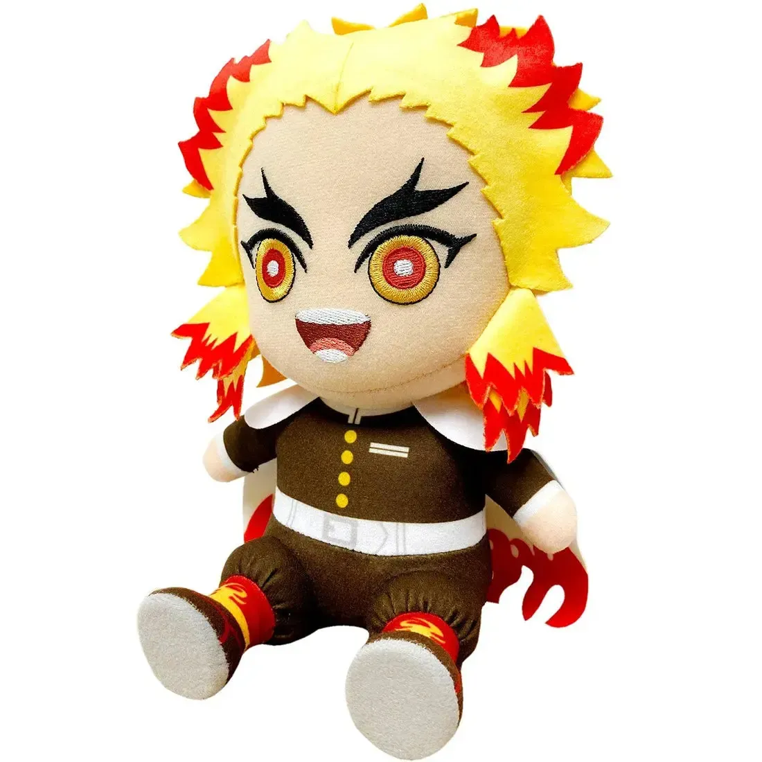 Demon Slayer - Sitting Kyojuro Rengoku Plush (7") - Great Eastern Entertainment - Image 3
