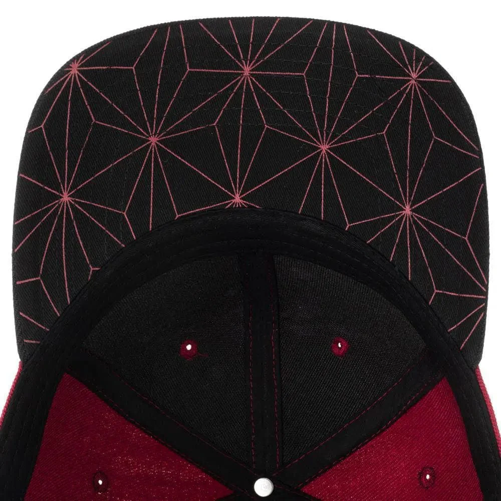 Demon Slayer - Tanjiro & Nezuko Patch Snapback Hat (Sublimated, Pre-Curved Bill) - Bioworld - Image 5