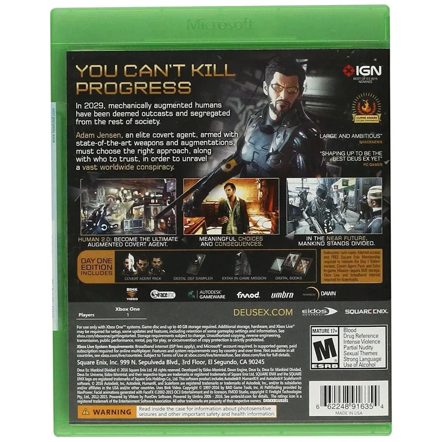 Deus Ex: Mankind Divided (Day One Edition) - Xbox One - Image 4