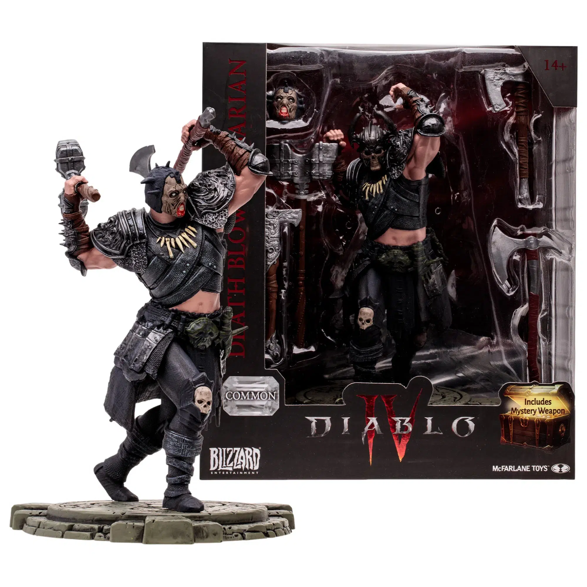 Diablo IV - Death Blow Barbarian with Mystery Weapon Action Figure (6") - McFarlane Toys - Image 2
