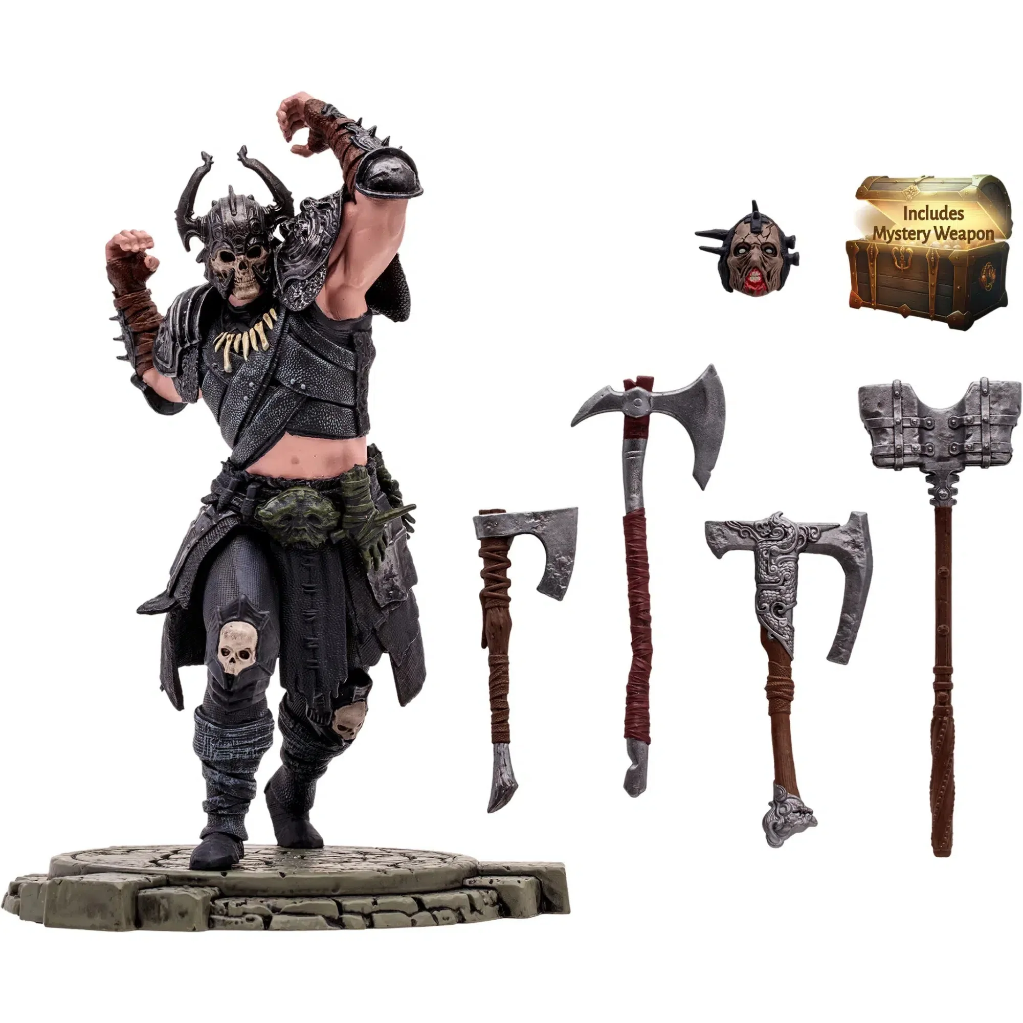 Diablo IV - Death Blow Barbarian with Mystery Weapon Action Figure (6") - McFarlane Toys - Image 3
