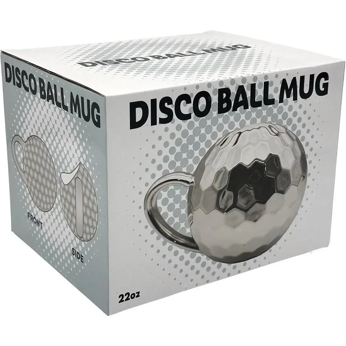 Disco Ball Sculpted Mug Gag Gift (Ceramic, 22 oz.) - Island Dogs - Image 2