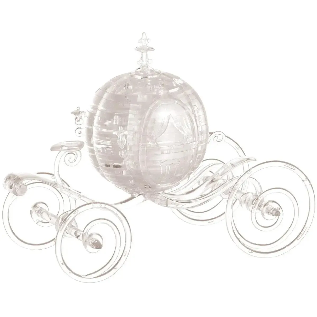 Disney [Cinderella] - Clear Cinderella's Carriage Figure 3D Crystal Puzzle (Translucent) - University Games - Bepuzzled Series - Image 3