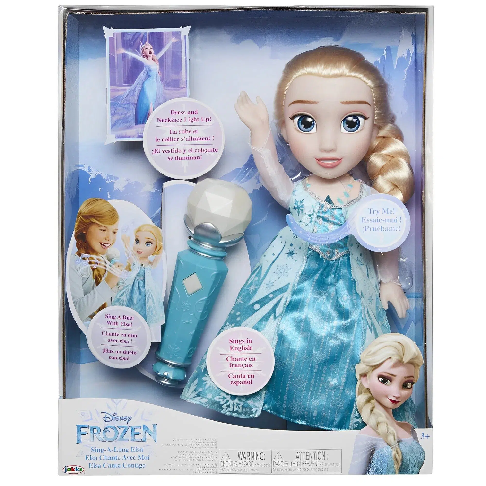 Disney [Frozen] - Sing-A-Long Elsa Doll With Microphone - Jakks Pacific - (2013)