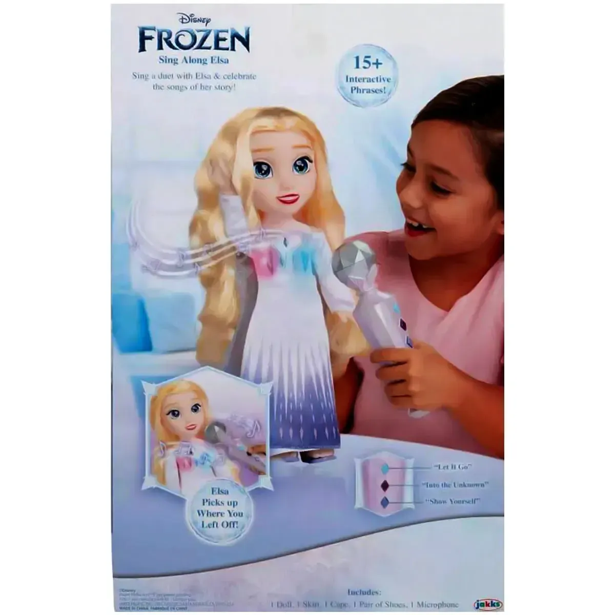 Disney [Frozen] - Sing-A-Long Elsa Doll With Microphone - Jakks Pacific - (2015) - Image 4