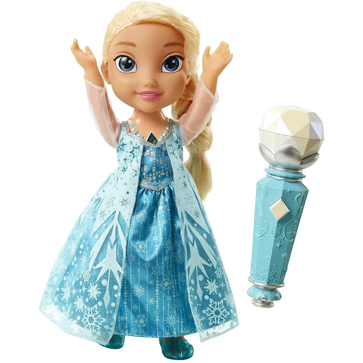 Disney [Frozen] - Sing-A-Long Elsa Toy Doll With Microphone - Jakks Pacific - (2013) - Image 2