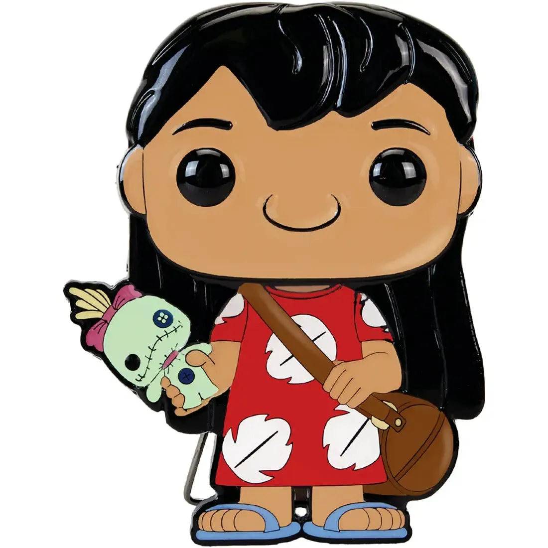 Disney [Lilo & Stitch] - Lilo with Scrump Pin Badge (Enamel) - Funko - Pop! Pin Series (26) - Image 2