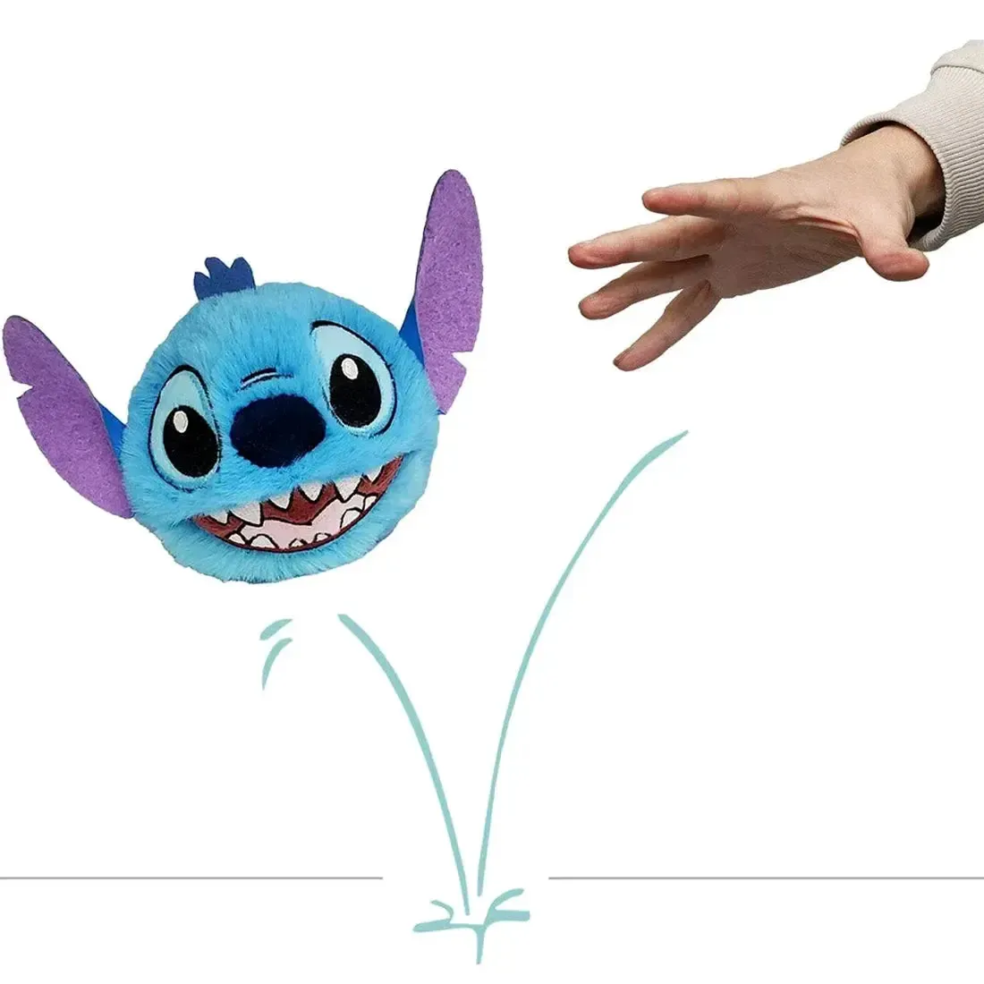 Disney [Lilo & Stitch] - Plush Stitch Bouncy Ball Toy - Ty - Beanie Bouncers Series - Image 2