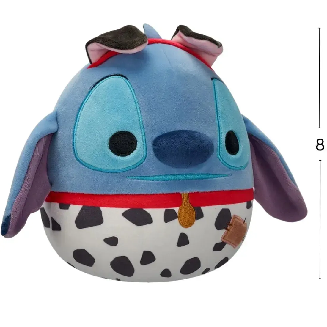 Disney [Lilo & Stitch x 101 Dalmatians] - Stitch in Dalmatian Dog Costume Plush (8") - Jazwares - Squishmallows Series - Image 3