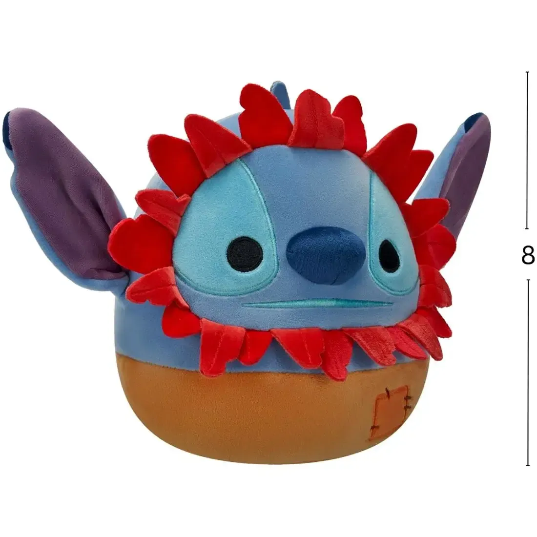 Disney [Lilo & Stitch x The Lion King] - Stitch in Simba Costume Plush (8") - Jazwares - Squishmallows Series - Image 3