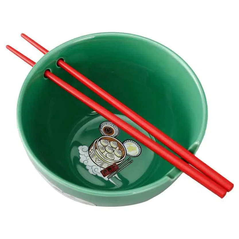 Disney - Mickey Mouse Ramen Bowl with Chopsticks (Ceramic, 20 oz.) - Bioworld - Image 3