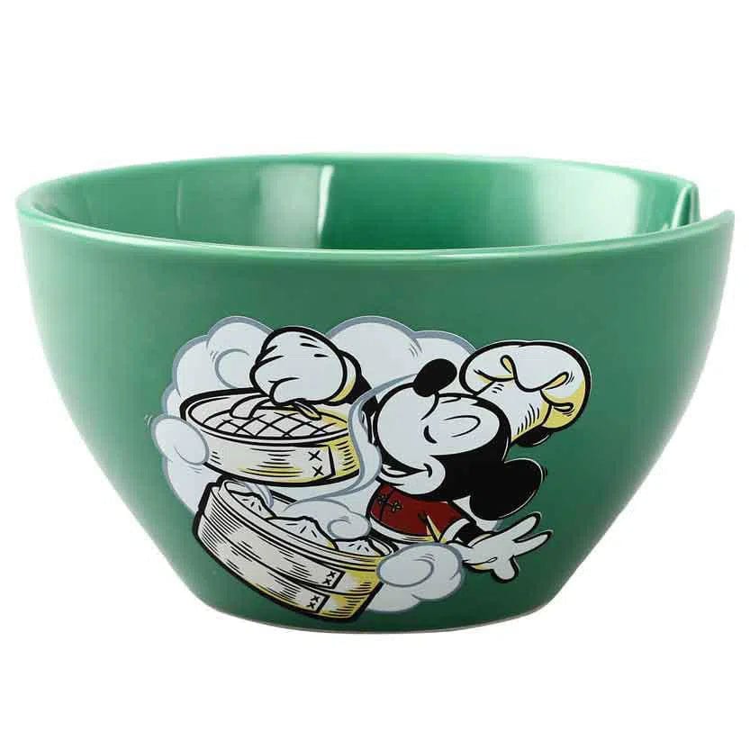 Disney - Mickey Mouse Ramen Bowl with Chopsticks (Ceramic, 20 oz.) - Bioworld - Image 4