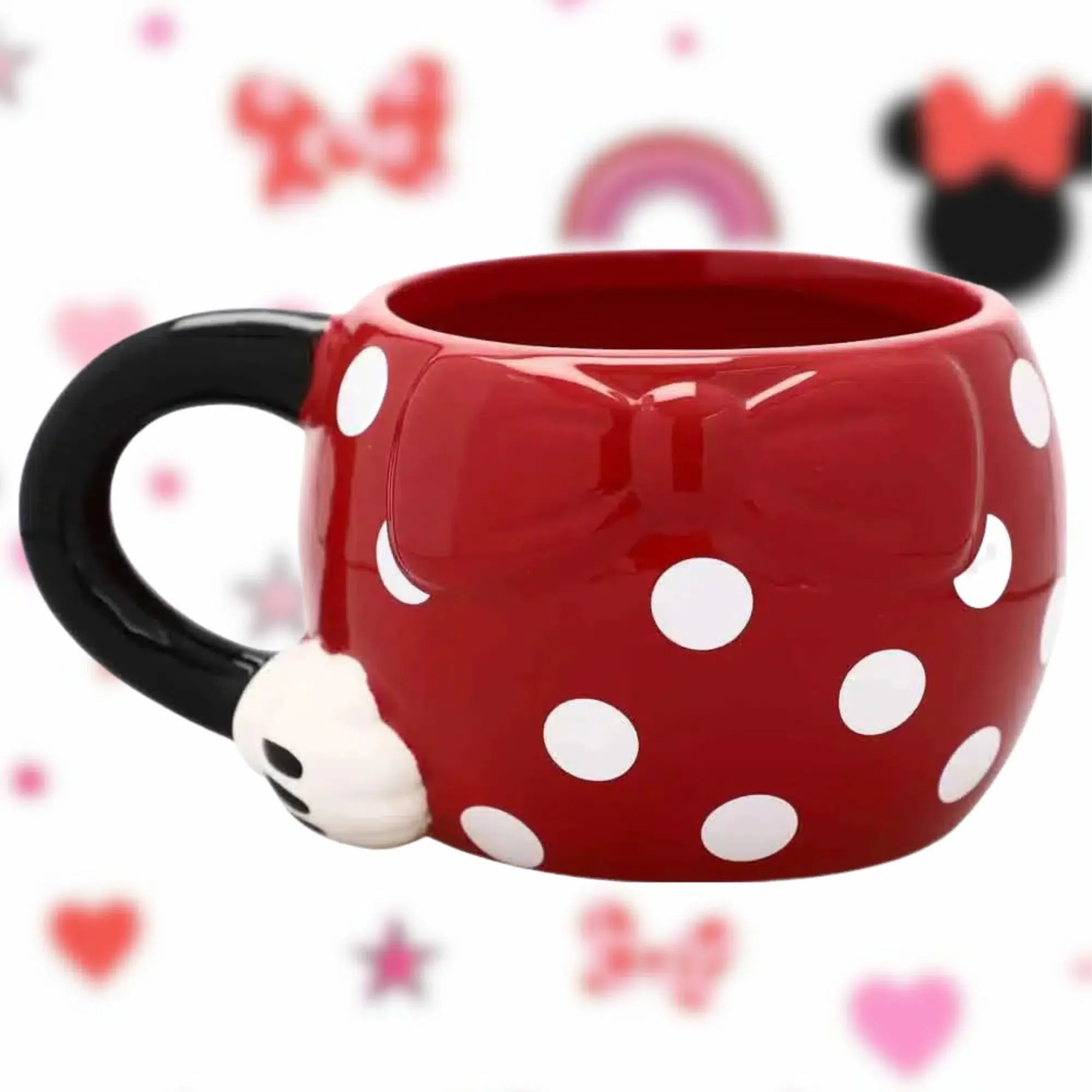 Disney - Minnie Mouse Sculpted Mug (Ceramic, 20 oz.) - Bioworld - Image 3