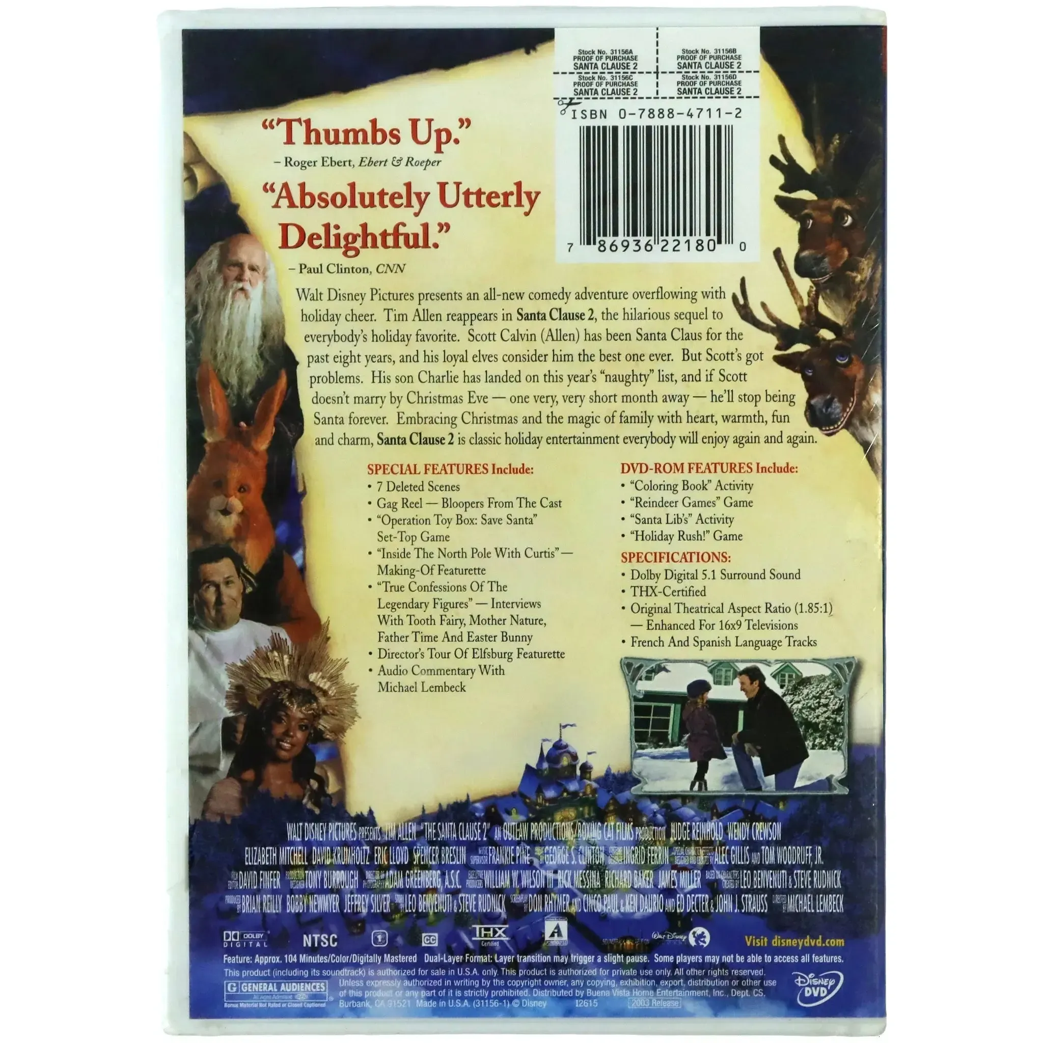 Disney’s The Santa Clause 2 | Live-Action Movie | DVD | Widescreen Edition - Image 2