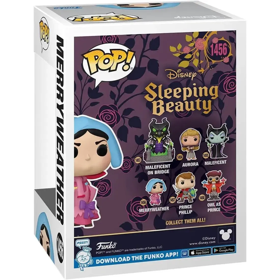Disney [Sleeping Beauty] - Merryweather the Fairy Godmother Figure (3.35") - Funko - Pop! Series (1456), Sleeping Beauty 65th Anniversary Edition - Image 3