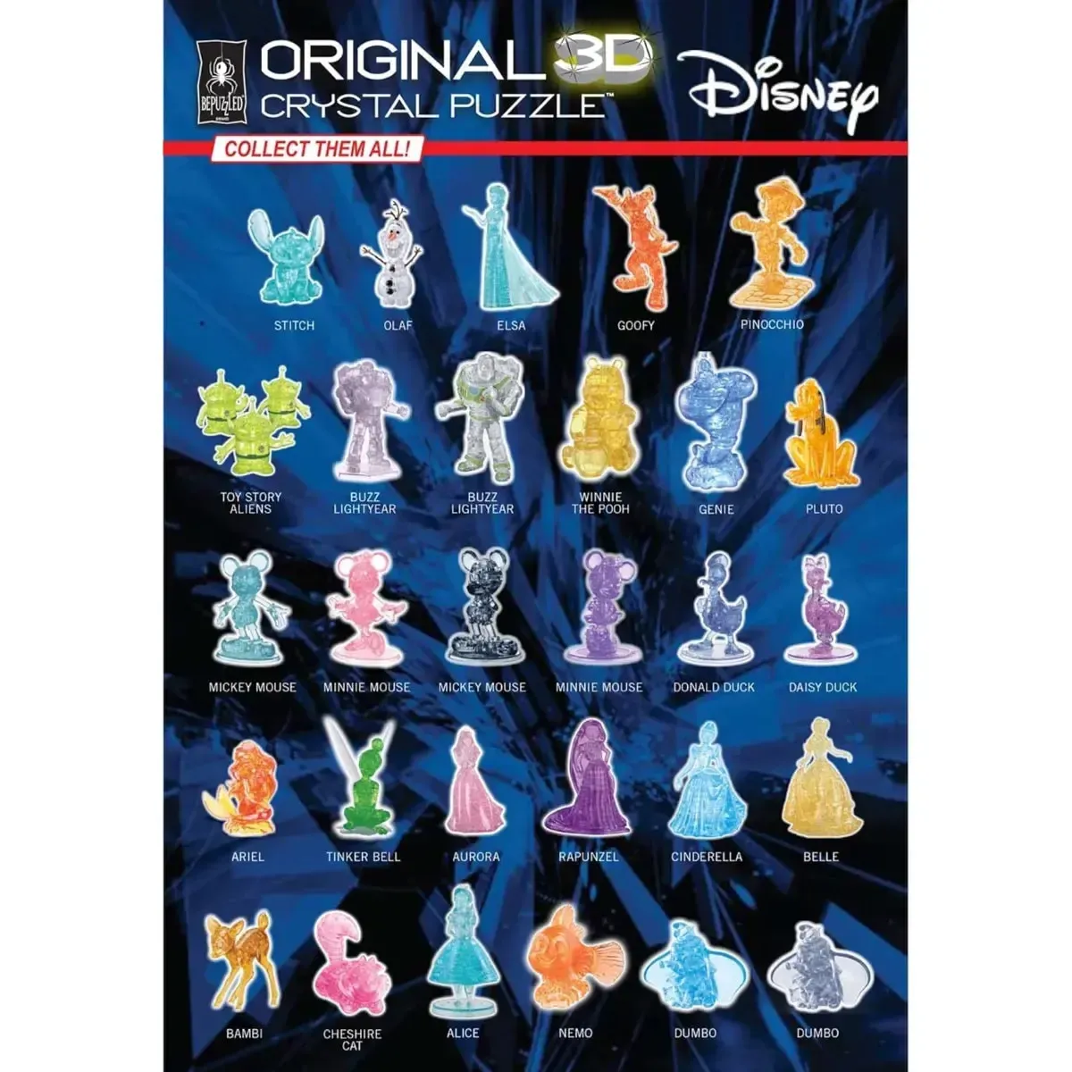 Disney [Sleeping Beauty] - Purple Maleficent Figure 3D Crystal Puzzle (Translucent) - University Games - Bepuzzled Series - Image 5