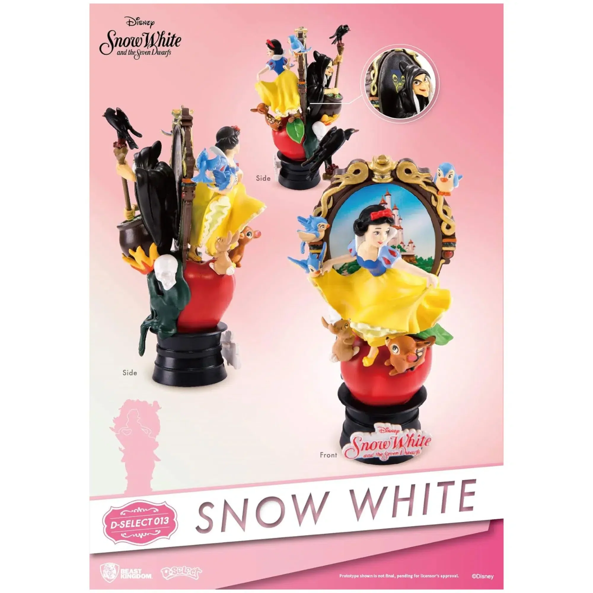 Disney - Snow White Diorama Statue Figure (6") - Beast Kingdom - D-Stage Series (DS-013) - Image 3
