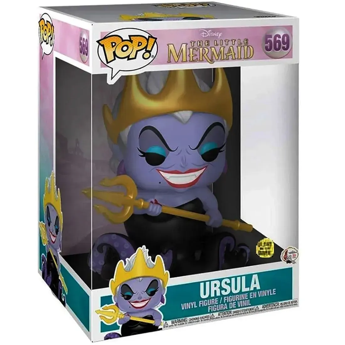 Disney [The Little Mermaid] - Jumbo Ursula Figure (10", Glows in the Dark) - Funko - Pop! Series (569)