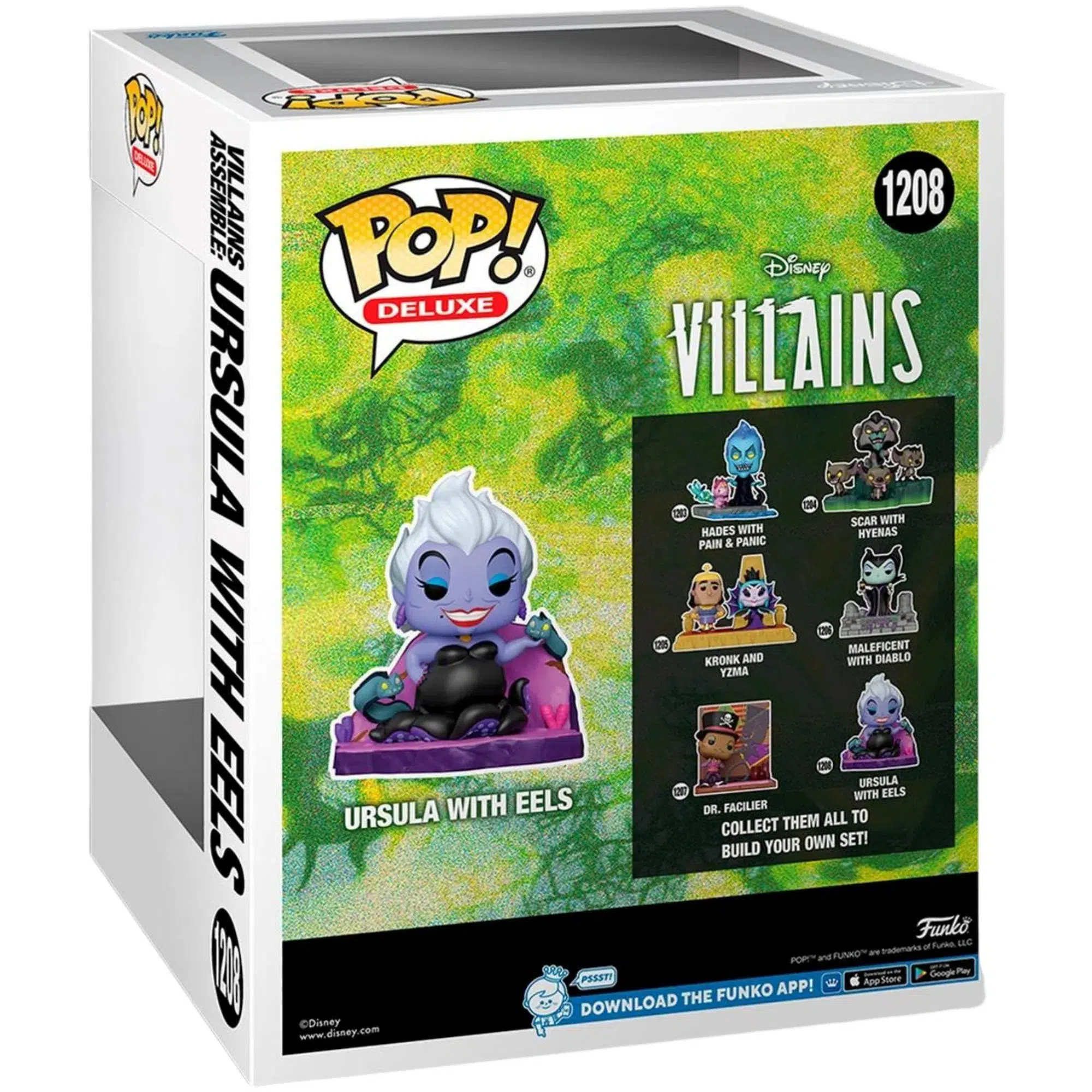 Disney [The Little Mermaid] - Ursula with Eels Figure - Funko - Deluxe Villains Assemble Series (1208) - Image 3