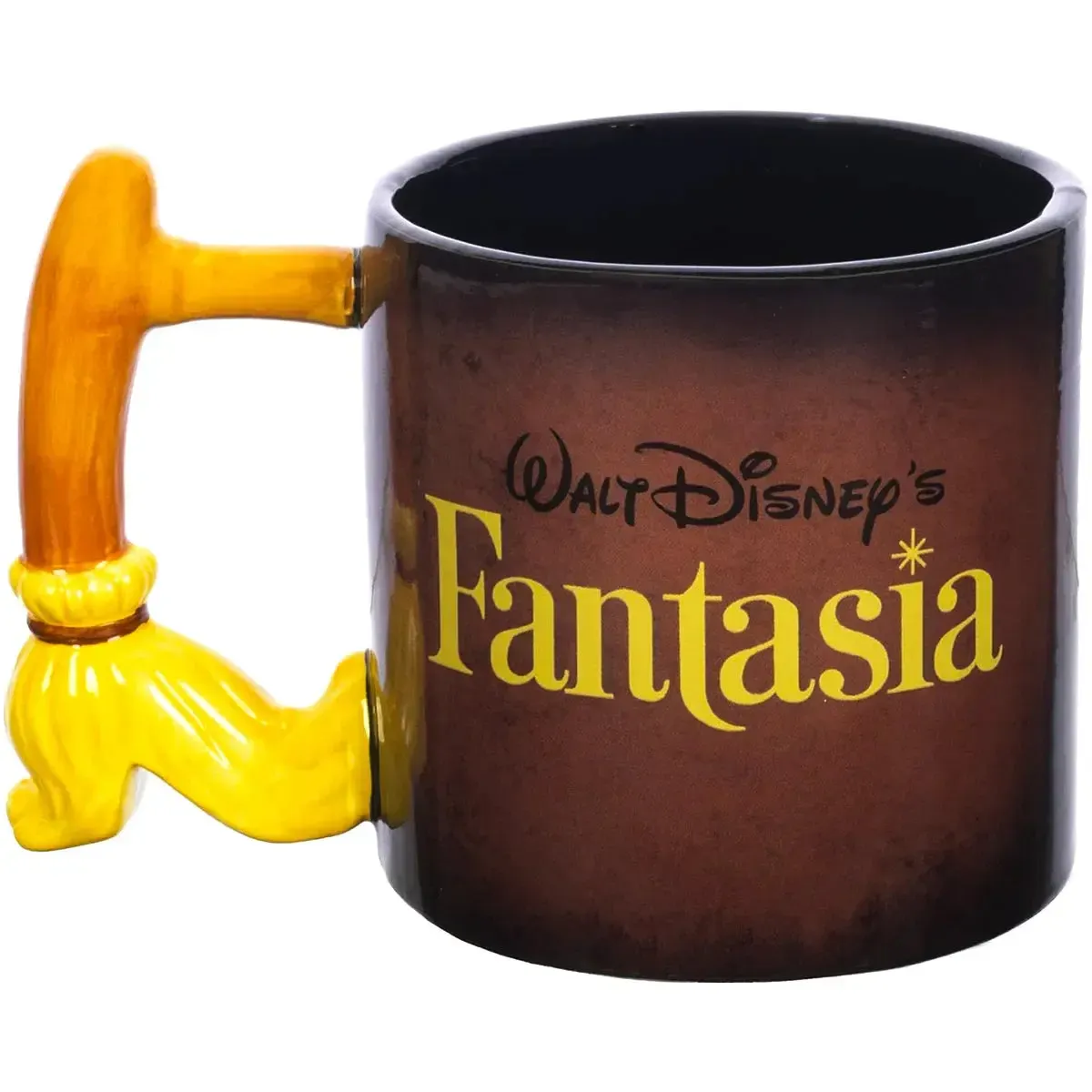 Disney's Fantasia - Sorcerer Mickey Mouse Broom Handle Sculpted Mug (Ceramic, 20 oz.) - Bioworld - Image 4