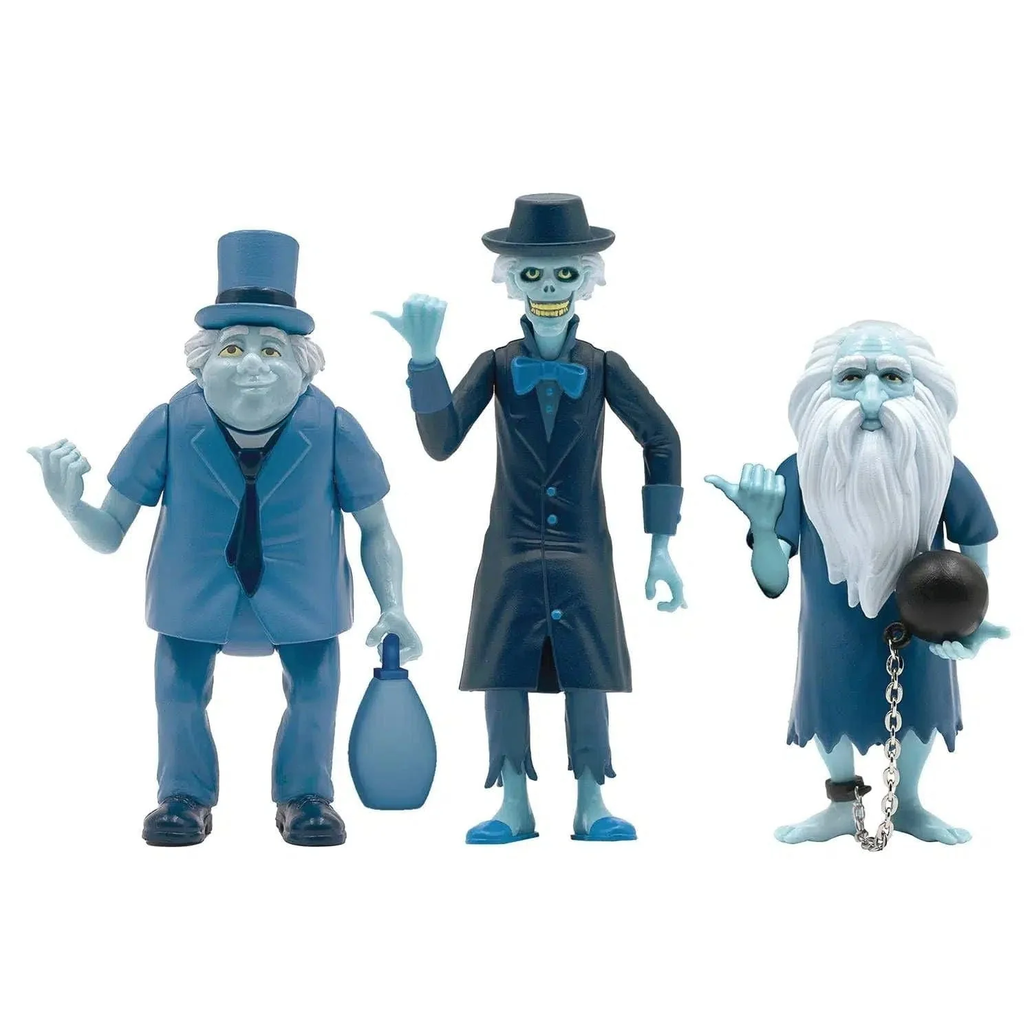 Disney's The Haunted Mansion - Hitchhiking Ghosts Figures (3 Pack) - Super7 - ReAction Figures - Image 2