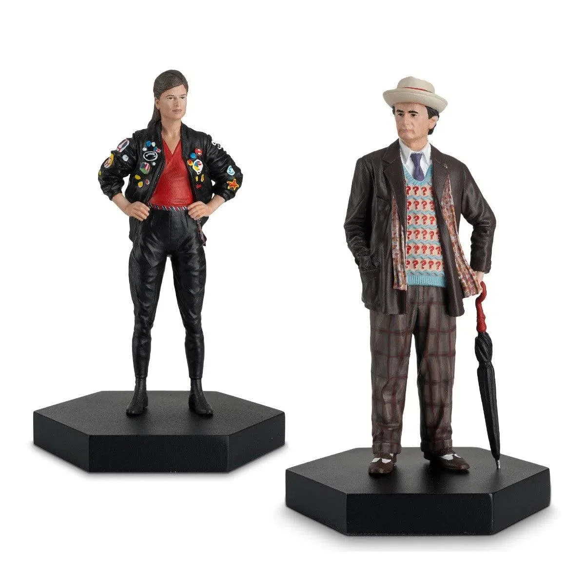 Doctor Who - Ace and the Seventh Doctor Figures - Eaglemoss