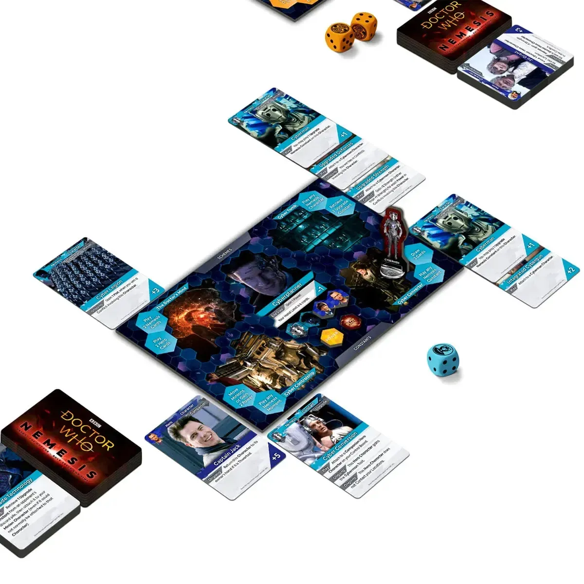 Doctor Who: Nemesis - Area Control Sci-Fi Board Game for Family, and Adults (2-4 Players, Ages 14+) - Gale Force Nine - Image 5