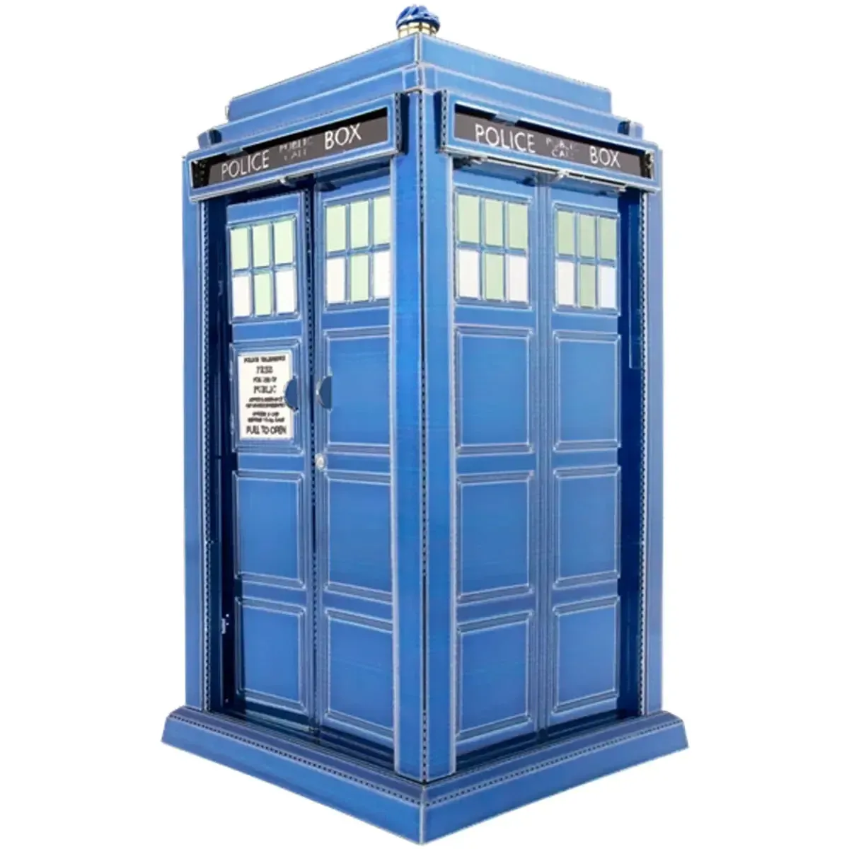 Doctor Who - Tardis Figure Model Kit (Steel, Moderate Difficulty) - Fascinations - Metal Earth Series - Image 2
