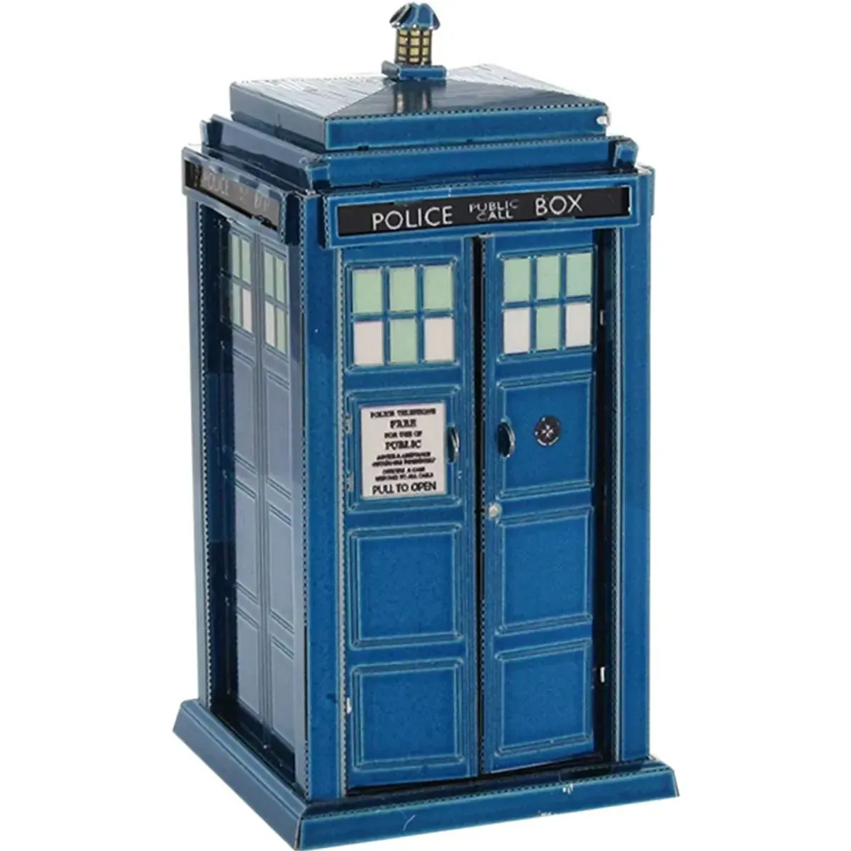 Doctor Who - Tardis Figure Model Kit (Steel, Moderate Difficulty) - Fascinations - Metal Earth Series - Image 6