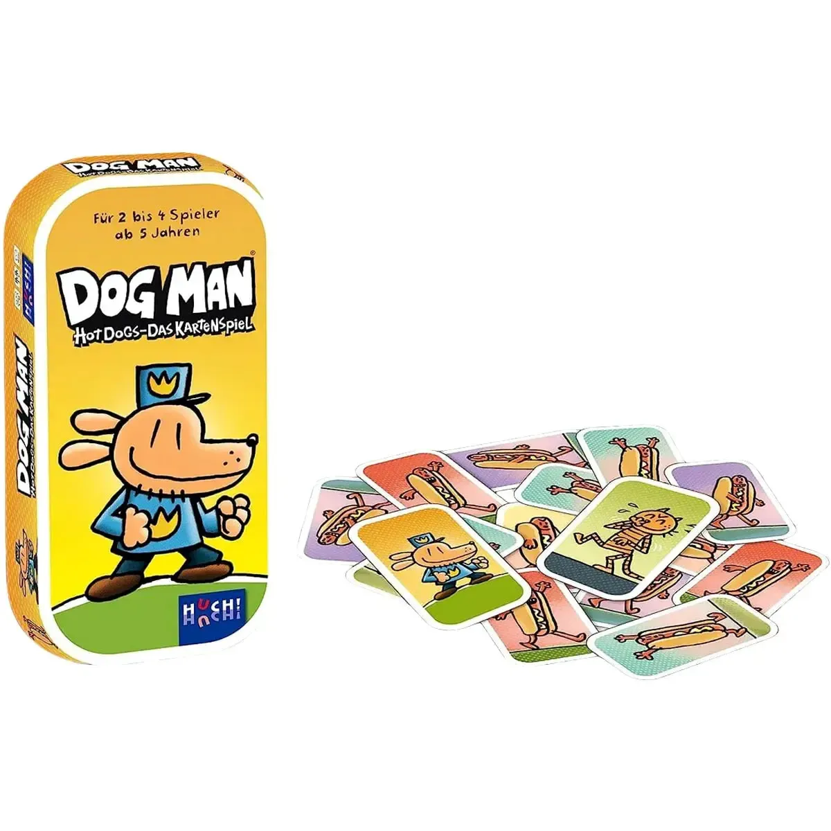 Dog Man: The Hot Dog Card Game - Competitive Cartoon Card Game for Family and Children (2-4 Players, Age 5+) - University Games - Image 2